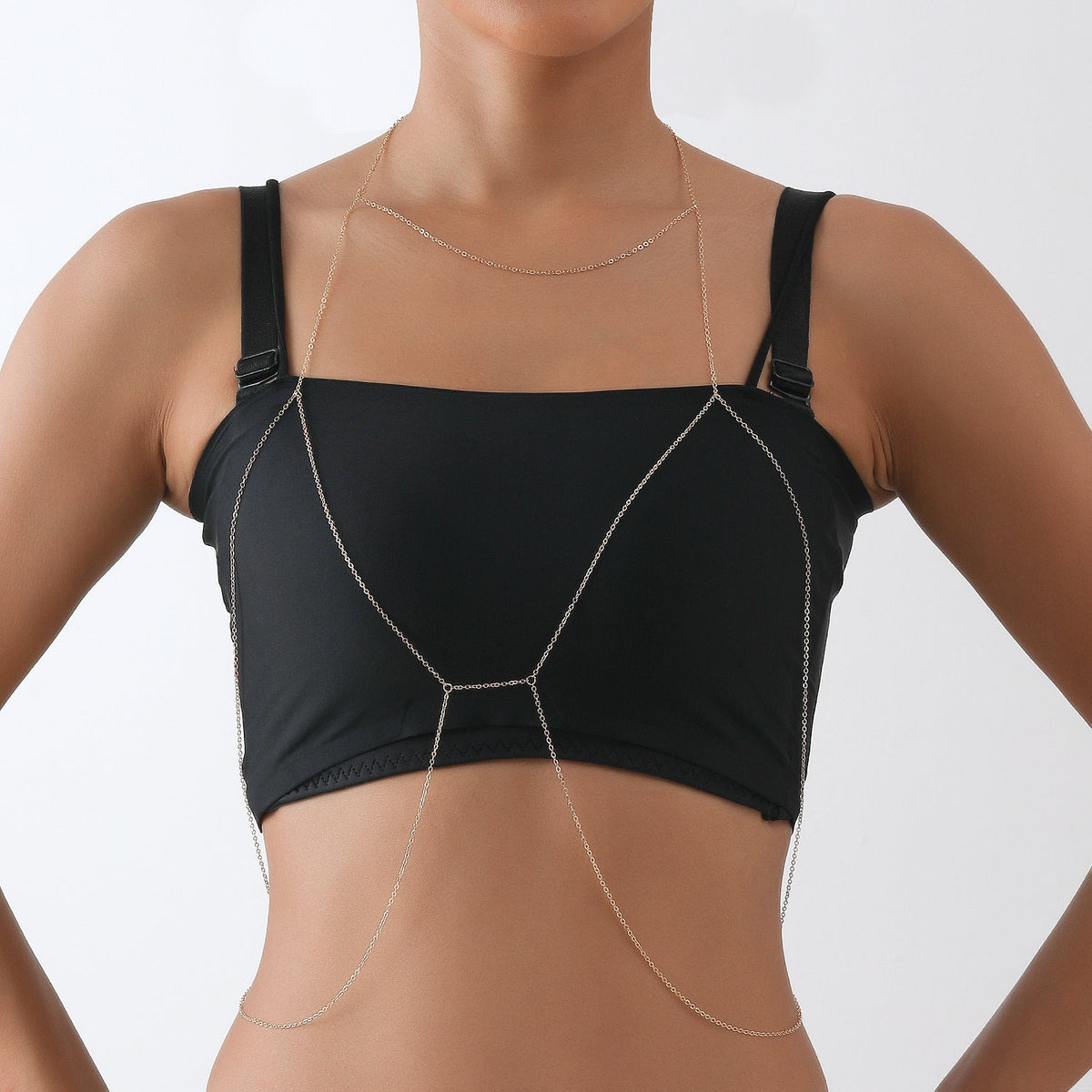 Body Chain Custom Bikini Chest Cross Body Necklace
