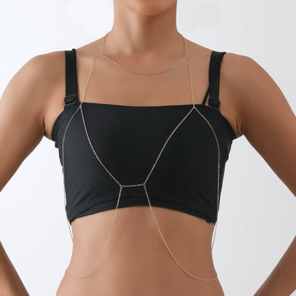 Body Chain Custom Bikini Chest Cross Body Necklace