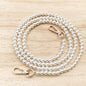 Lady Hand Bag Chain Bags White Pearl Chain