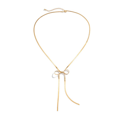 Snake Chain Choker Pearl Pendant Necklaces