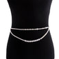 Pearl Beads Waist Chain Layered Belly Chains Rave Body Jewelry