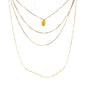 Link Chain Multi Layer Tassel Girls Pendant Necklace