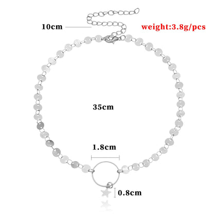 Small Coin Pendant Necklace