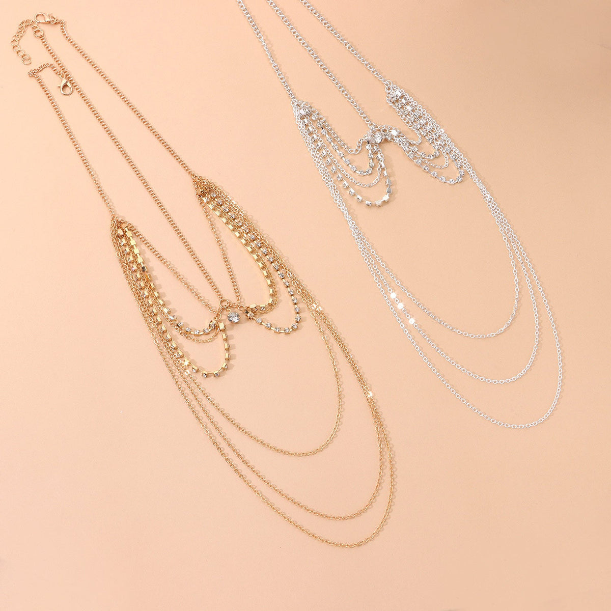 Head Jewelry Chain Rhinestone Headdress