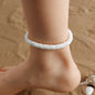 Bohemian Broken Cowrie Shell Foot Bracelet