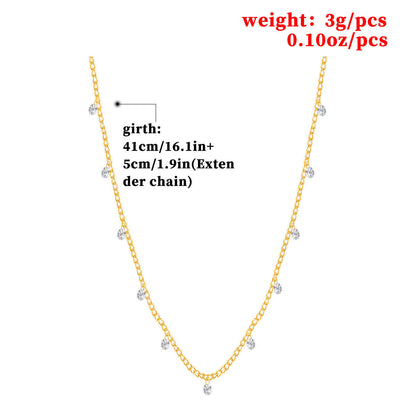 CZ Pendant Necklace
