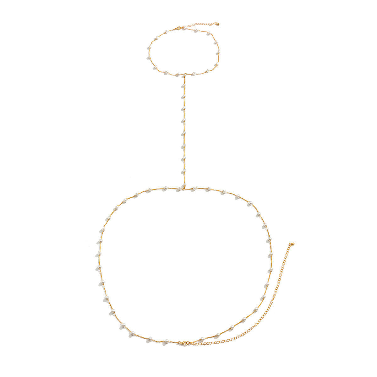 Pearl Charm Bikini Waist Belt Belly Chain