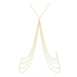 Sexy Hottie Geometric Imitation Pearl Multi-layer Body Chain