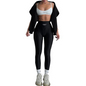 Knitted High Waist Skinny Shark Pants