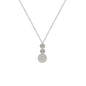 Long Disc Pendant Necklace