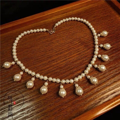 Tassel Pearl Necklaces Luxury Women Jewelry