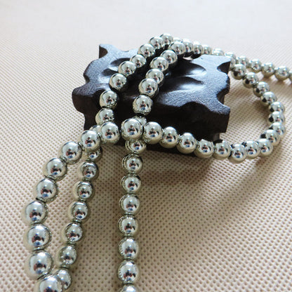 Metallic Bead Chain Long Straps Handbags Chain