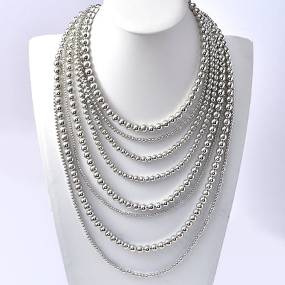 Multi-layer Hip-hop Women Ccb Material Long Bohemian Necklace