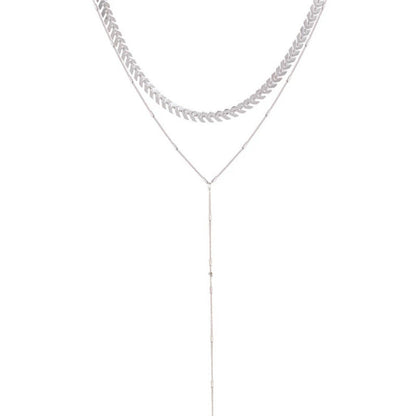 Sexy Multi-layer Sequined Chain Necklace