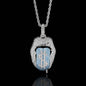 Dollar Mouth Tongue Hip Hop Jewelry Micro-inlaid Zircon Pendant wholesale