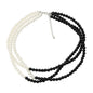 Multi Layered Pearl Necklace Elegant Banquet Bride