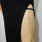 Sexy Multilayer Bead Chain Rhinestone Tassel Adjustable Elastic Thigh Chain