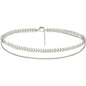 Metal Thick Chain Double Ankle Bracelet for Women