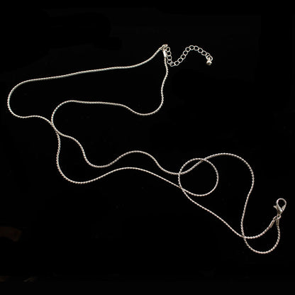 Multi-Layer Link Snake Bone Choker Necklace for Women