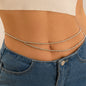 Sexy Double-Layer Pearl Waist Chain