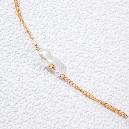 Retro Pearl Round Beaded Body Chain for Women