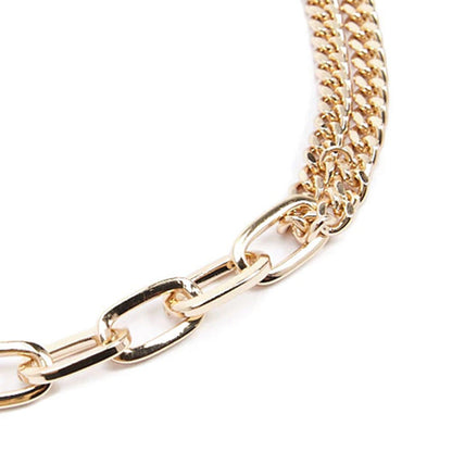 Lady Chunky Cuban Choker Chain Necklace