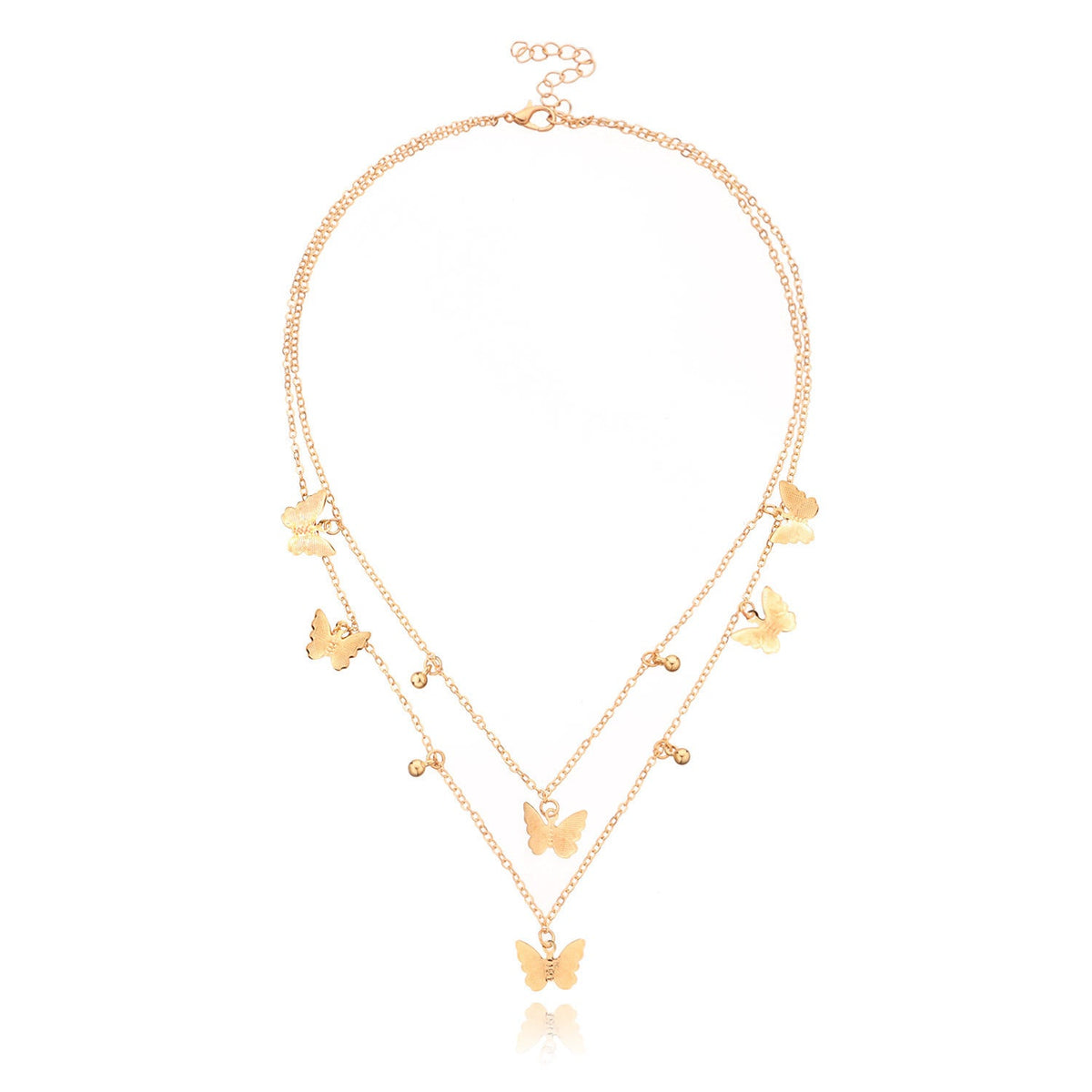 Butterfly Pendant Clavicle Chain Necklace