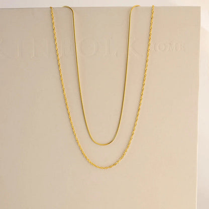 Snake Chain Choker Necklace for Women