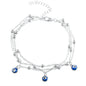 Three Layer Multilayer Chain Anklet Bracelet