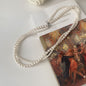 Twist Pearl Choker Necklace Fashion Jewelry