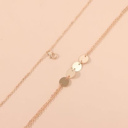 Body Jewelry Sexy Women Round Sequin Body Chain