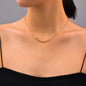 Stars Pendant with Chain Choker Necklace
