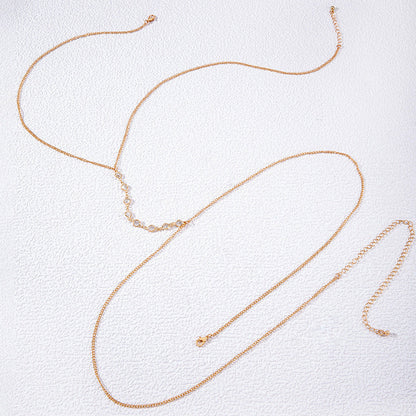 Rhinestone Women Body Chain