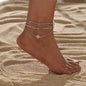 Multi-Layered Nature Stone Anklet Jewelry
