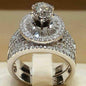 Women's Versatile Ornament Couple Set Engagement Rings