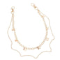 Multilayer butterfly Punk Metal Pants Waist Chain