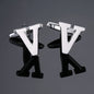 Men's French English Letter Cufflinks