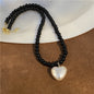 Bohemia Heart Necklace Love Heart Pendant Necklace