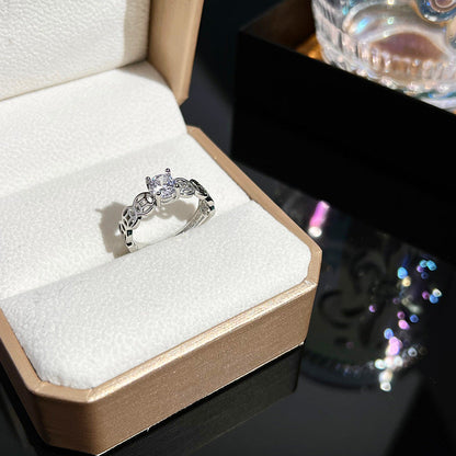 Female Niche High-grade Temperament Open Index Rings