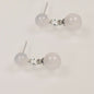 Multicolor Natural agate Raw Stone Earrings