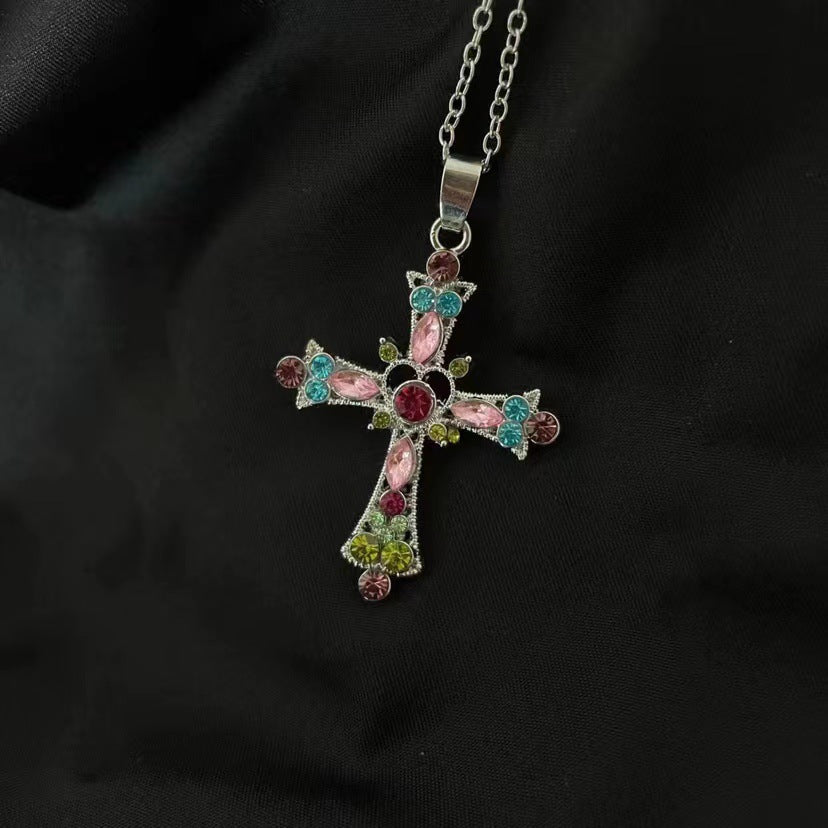 Hot Cross Female Niche Design Gothic Necklaces
