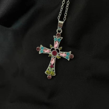 Hot Cross Female Niche Design Gothic Necklaces