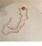 Flocked Fabric Rose Picker Collar Choker Necklace