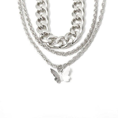 Bohemian Layers Butterfly Anklets Jewelry