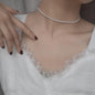 Vintage Layered Pearl Choker Necklace Double Strand Pearl Necklace
