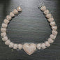 Heart-shaped Zircon Style Peach Heart Chain Necklaces