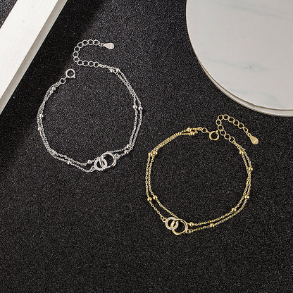 Sier Design Mobius Strip Fashion Buckle Valentine's Bracelets
