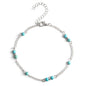 Turquoise Stone Beads Anklet Jewelry