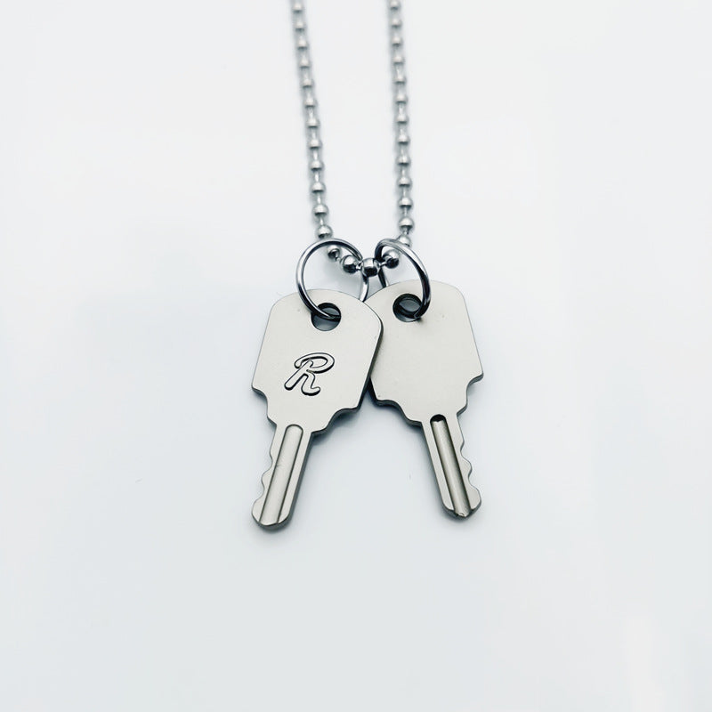 Men's Unlockable Matte Fog Sand Punk Vintage Necklaces