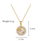 Square Full Diamond  Round Ring Leaves Necklace And Earrings Suite